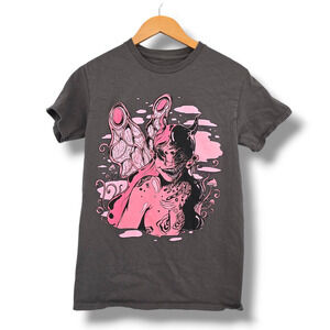 Melanie Martinez Portals Women's Graphic T-Shirt Gray Pink‎ Size Small